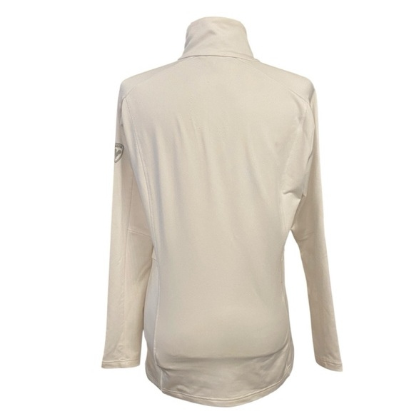 Rossignol Womens White 1/4 Zip Long Sleeve Baselayer - Picture 4 of 7